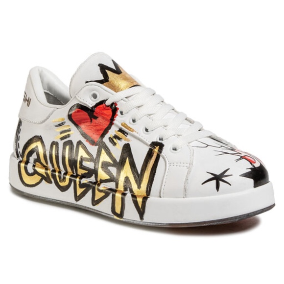 maceoo Shoes - Maceoo SHOE CASUAL PAINTKING WHITE - size 40